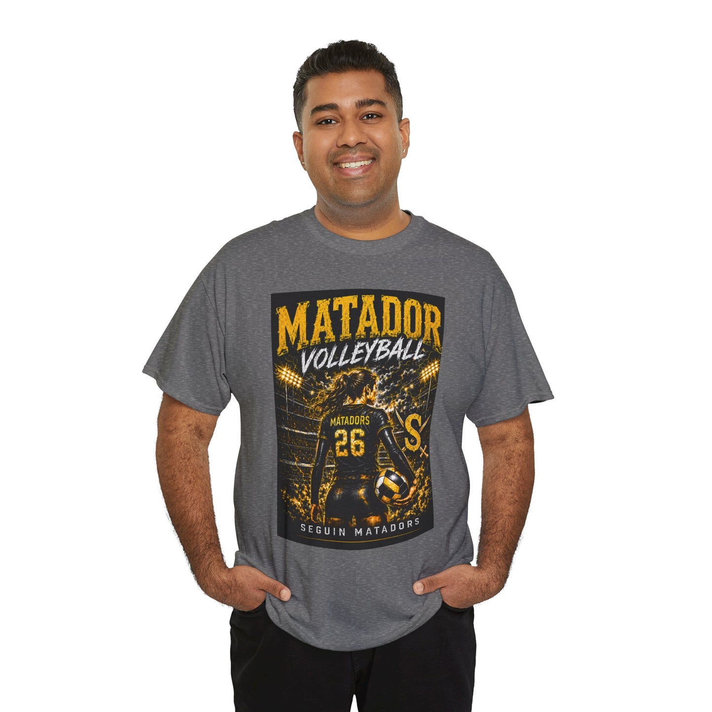 Matador Volleyball Team Tee — Sequoia Matadors Jersey Design