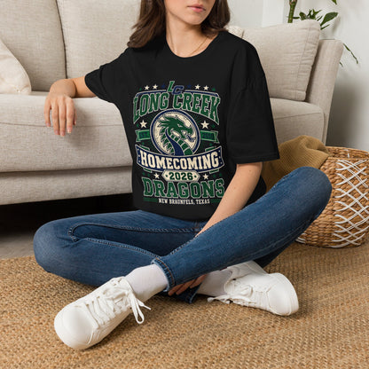 Long Creek Dragons Homecoming T-Shirt — School Spirit Tee (Est. 2020)