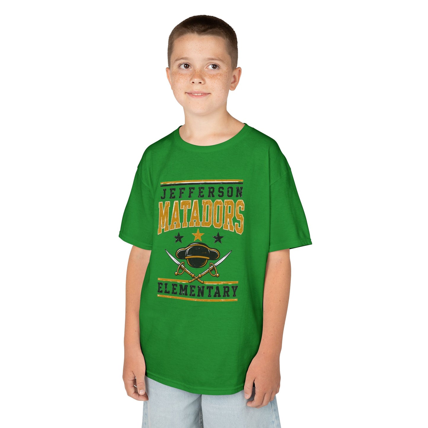 Jefferson Matadors Elementary Kids T-Shirt — School Spirit Tee