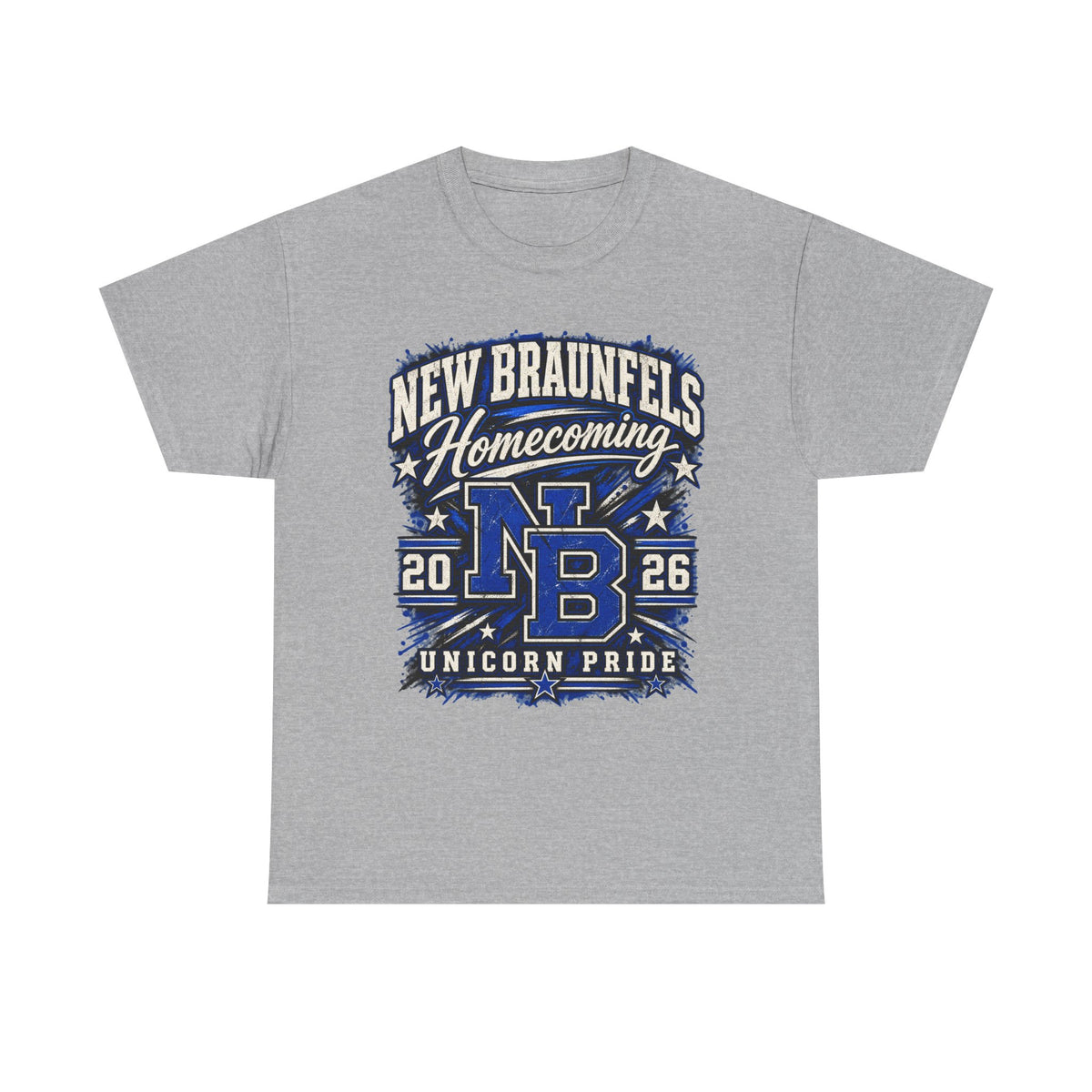 New Braunfels Homecoming 2026 T-Shirt — NB Unicorn Pride School Spirit Tee