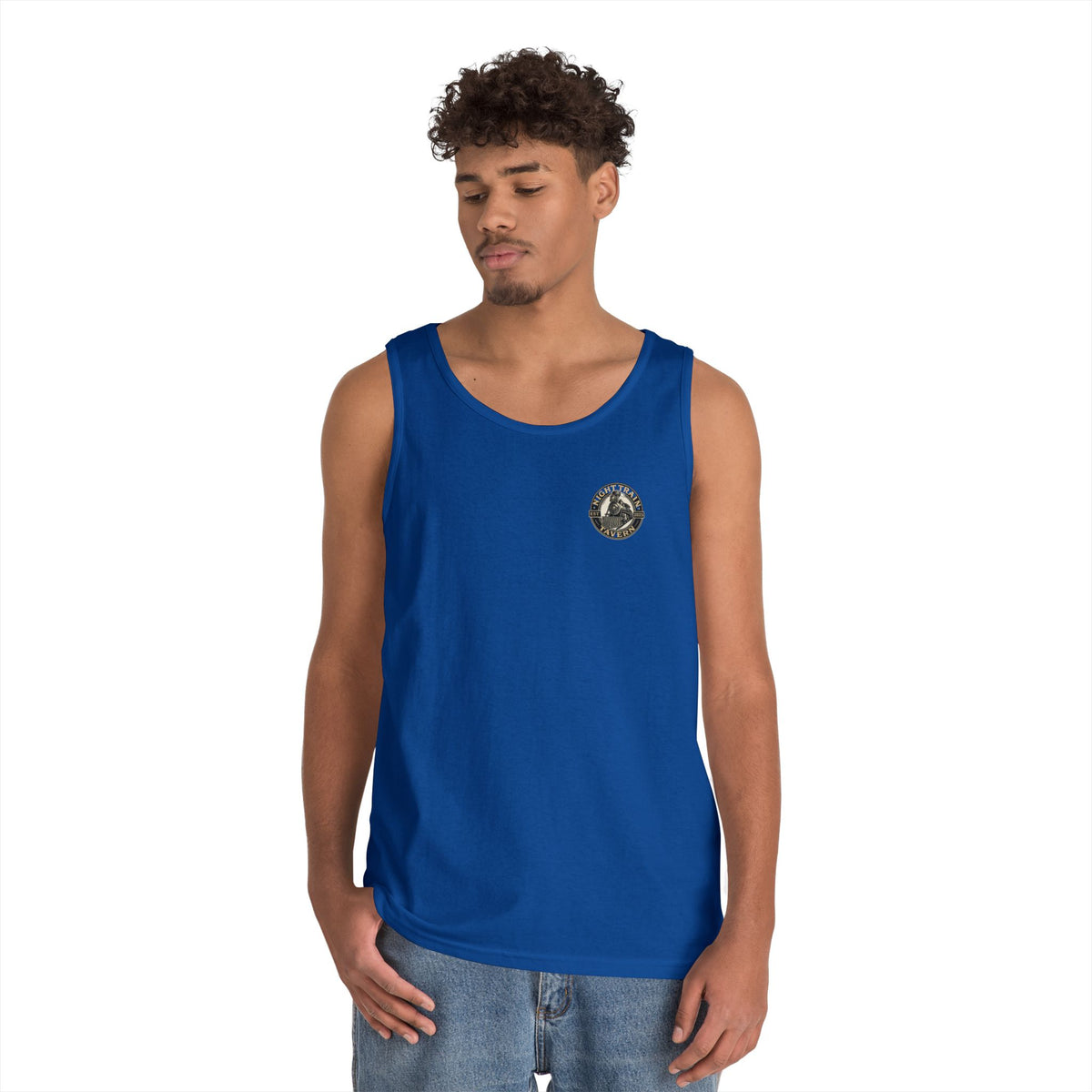 Night Train Tavern OG Staff Heavy Cotton Tank Top