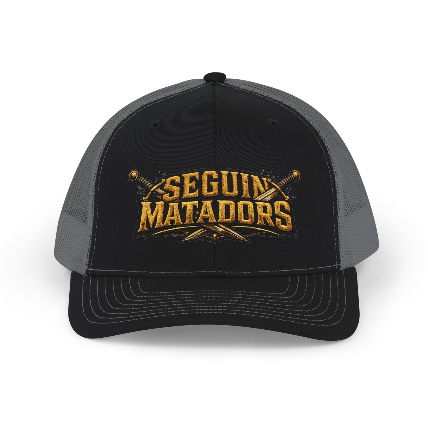 Seguin Matadors Trucker Cap - Vintage Sword Logo Snapback