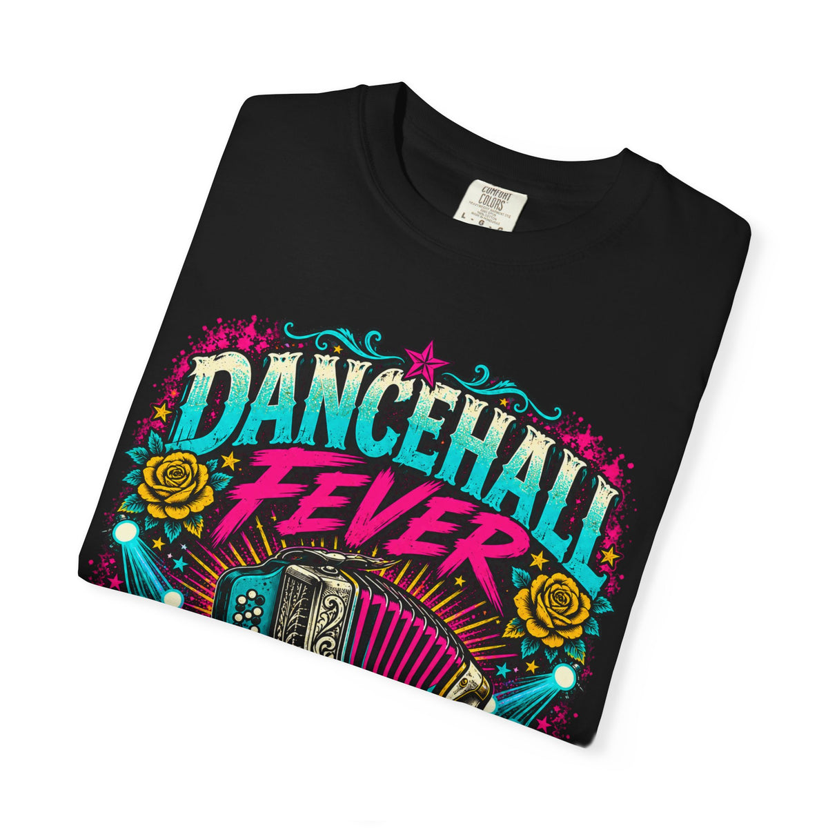 Dancehall Fever Accordion T-Shirt — Gonzales, Texas Friday Night Two-Step