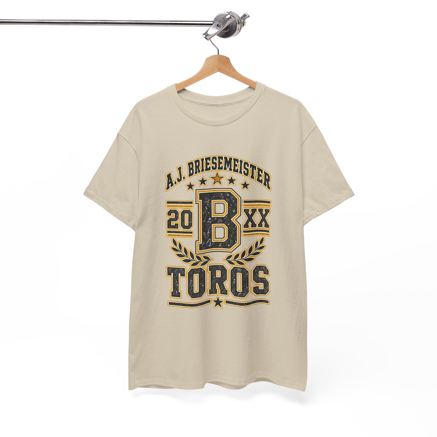 Toros Sports Crest Tee — A.J. Briesemeister Vintage Athletic Shirt