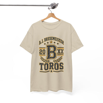 Toros Sports Crest Tee — A.J. Briesemeister Vintage Athletic Shirt