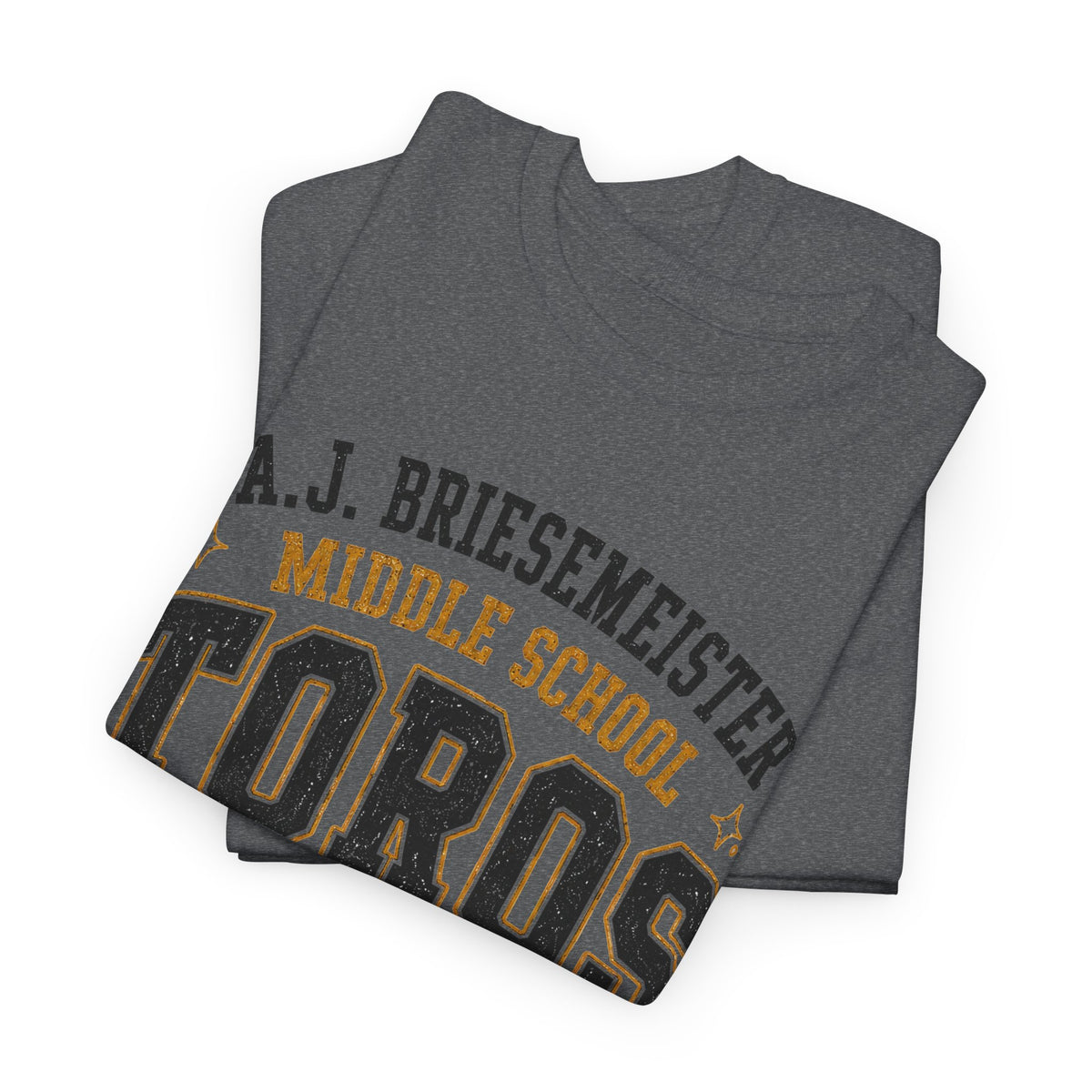 Toros Middle School Tee – A.J. Briesmeister School Spirit Shirt