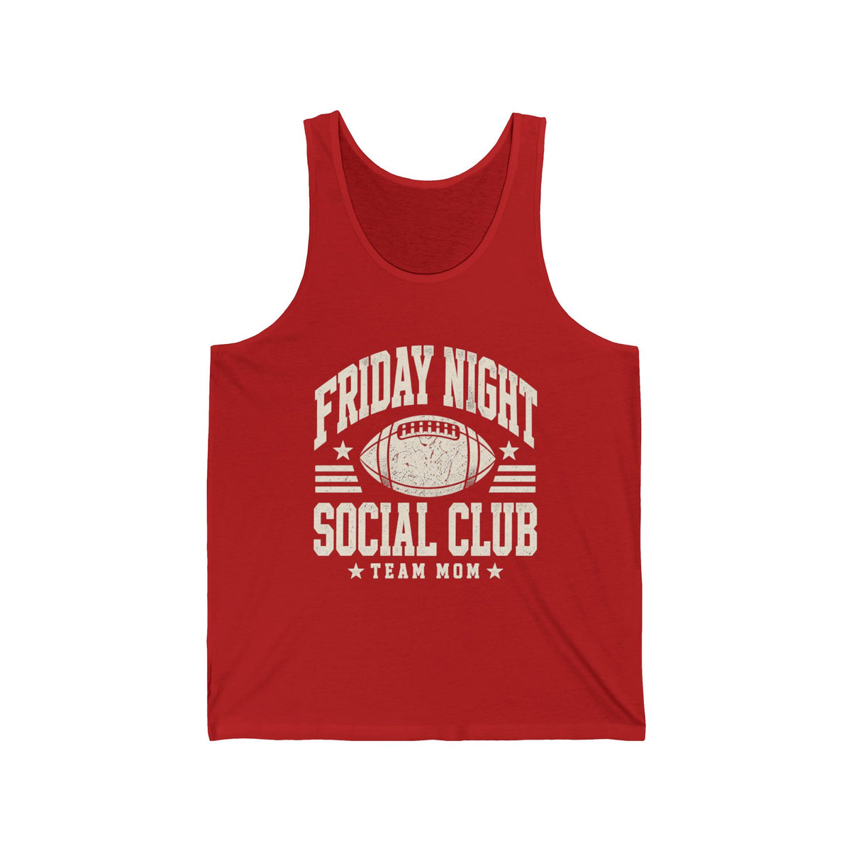 Friday Night Social Club Team Mom Tank — Personalized Gameday Jersey Tank