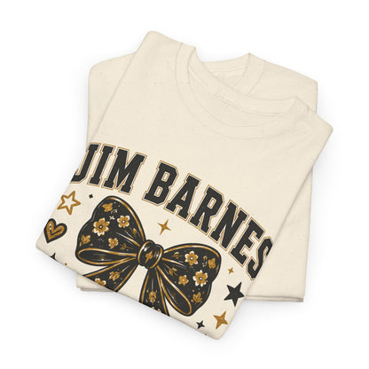 T-Shirt — Jim Barnes Middle School Toreadors Cheer Bow Design