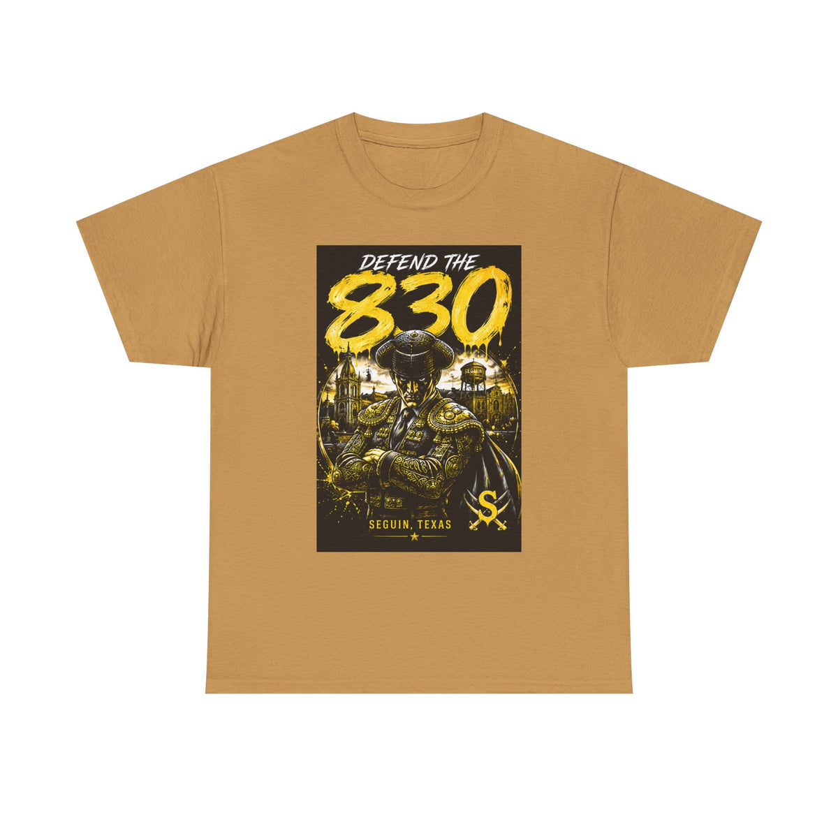 Defend The 830 Matador T-Shirt — San Antonio Pride, Military/Streetwear Graphic Tee