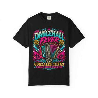 Dancehall Fever Accordion T-Shirt — Gonzales, Texas Friday Night Two-Step