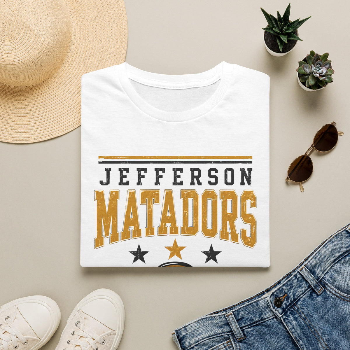 Jefferson Matadors Elementary T-Shirt — School Spirit Tee