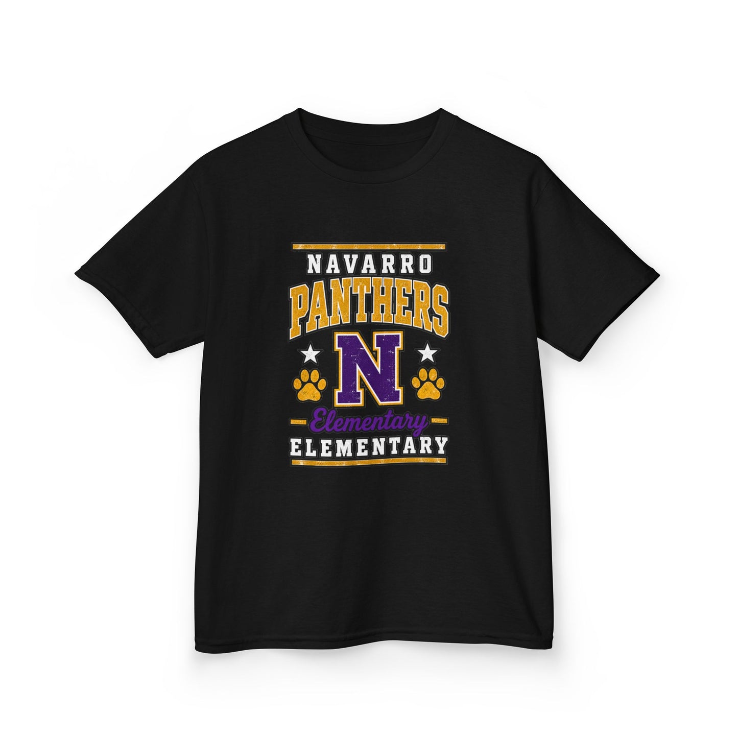 Navarro Panthers Kids T-Shirt — 'N' Elementary School Spirit Tee