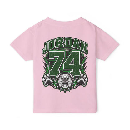 Bulldog Country Toddler T-Shirt — Marion Bulldogs Personalized Number (e.g., Jordan 74)