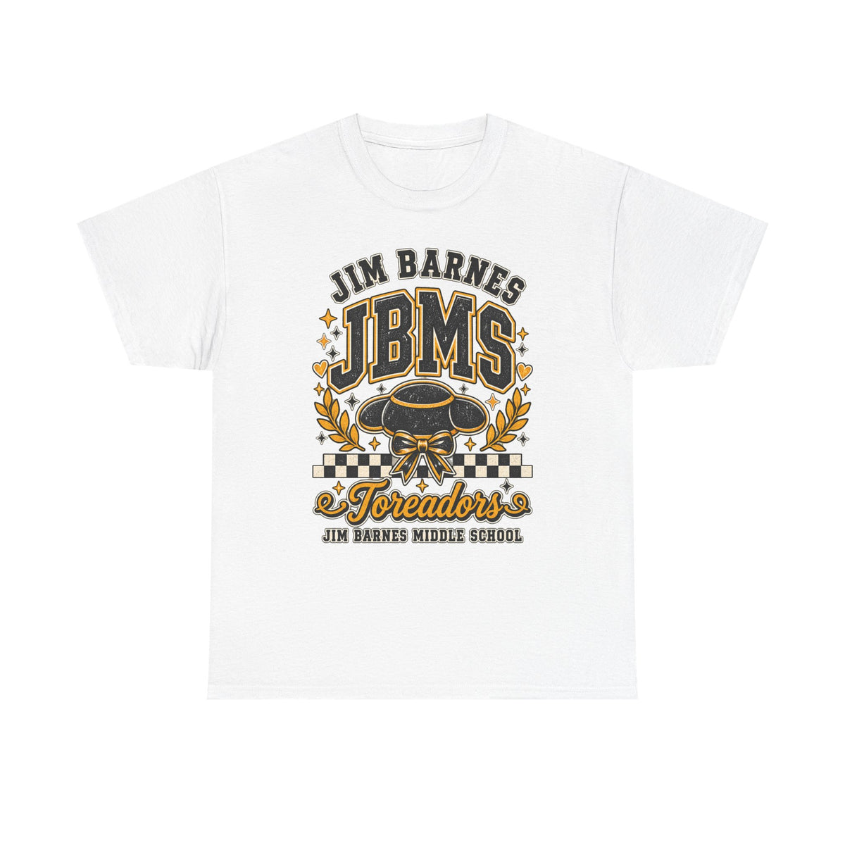 Jim Barnes JBMS Toreadors Middle School T-Shirt