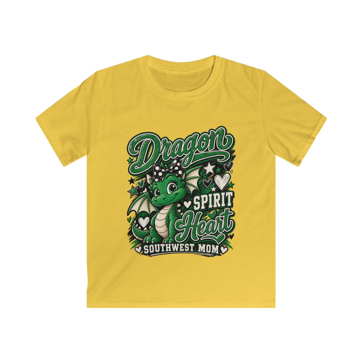 Kids Dragon Spirit Tee — "Dragon Spirit Heart" Southwest Mom Youth T-Shirt