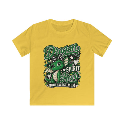 Kids Dragon Spirit Tee — "Dragon Spirit Heart" Southwest Mom Youth T-Shirt