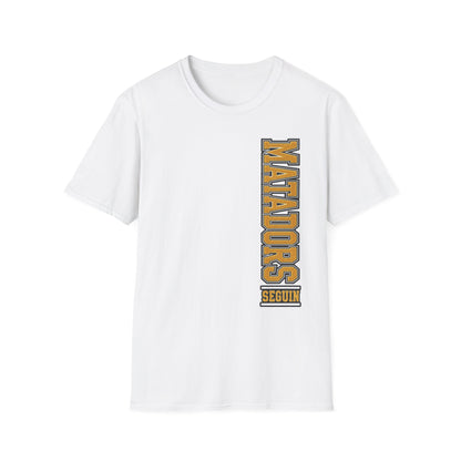 Matadors Vertical Side-Print T-Shirt — Collegiate Spirit Tee