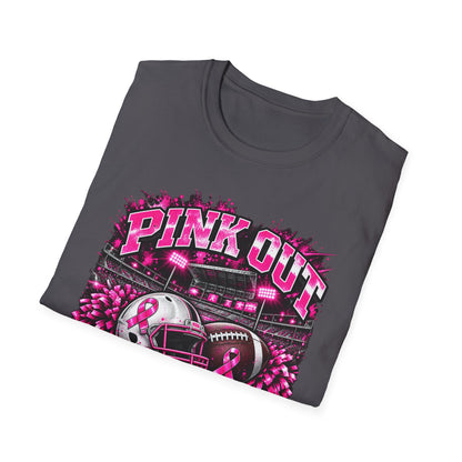 Pink Out Matadors Football T-Shirt — Breast Cancer Awareness Game Tee