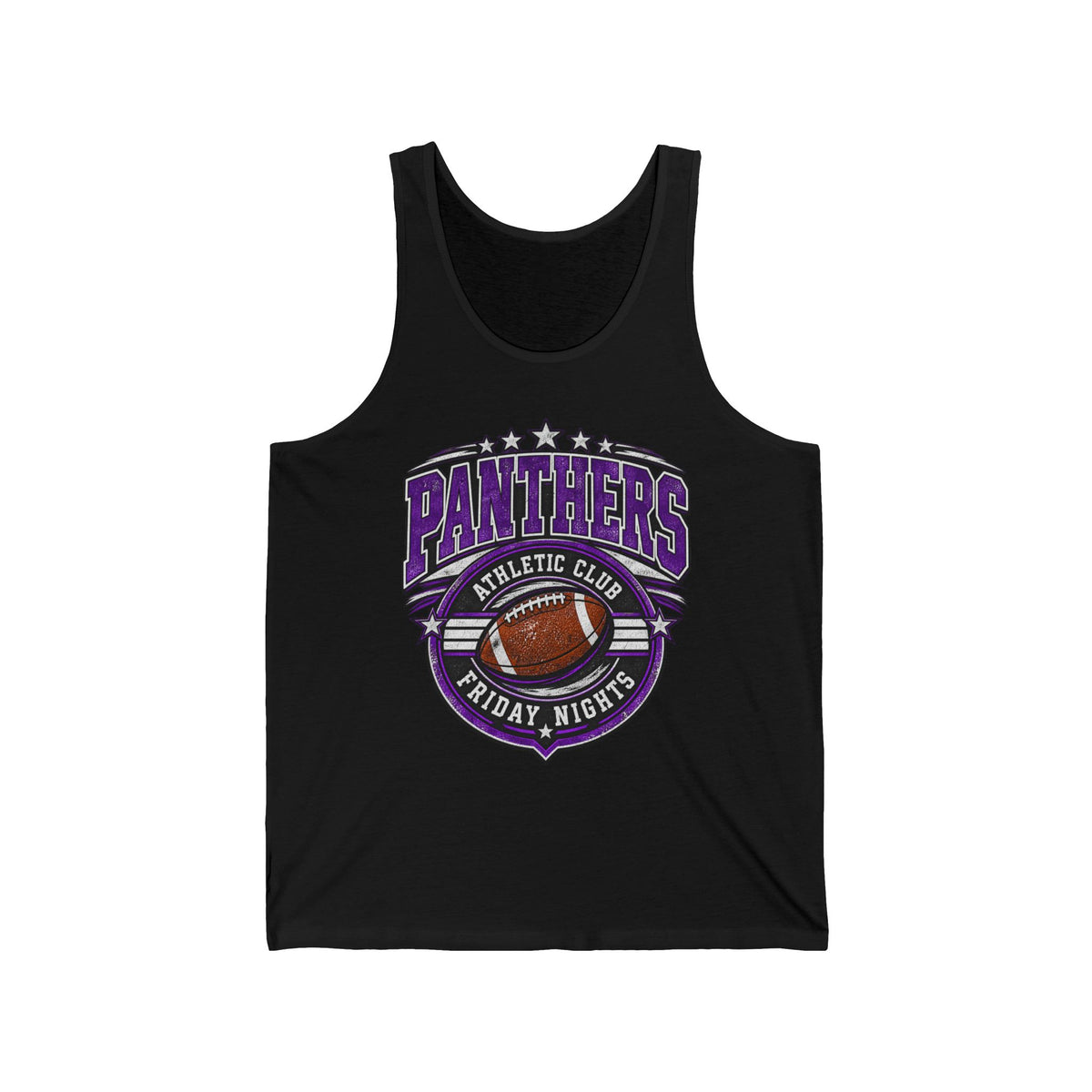 Panthers Friday Nights Football Tank — Personalized 'Wright 26' Athletic Club Jersey