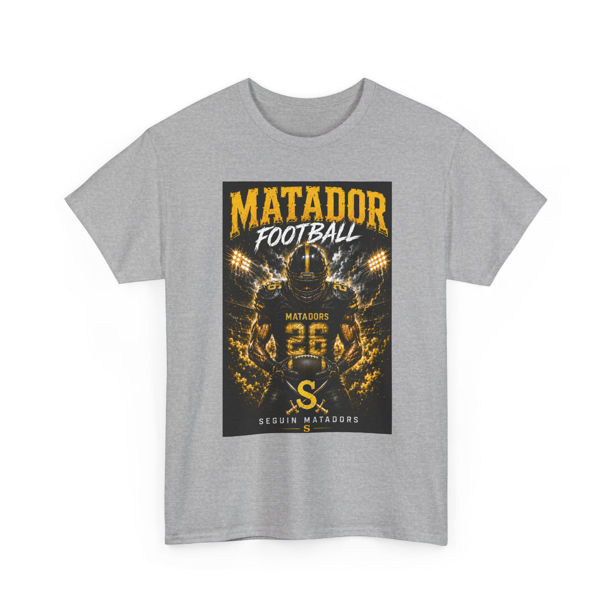 Matador Football Team Tee — Vintage Helmet Graphic Jersey Shirt