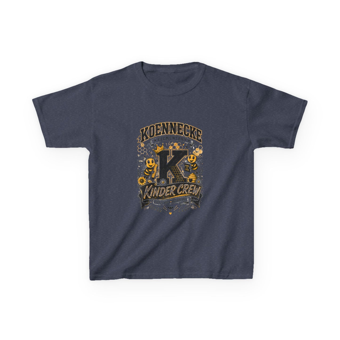 Kinder Crew Kids T-Shirt — 'Koennecke Kinder Crew' School Spirit Tee