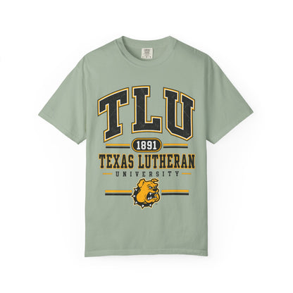 TLU Texas Lutheran University Bulldogs 1891 College T-Shirt