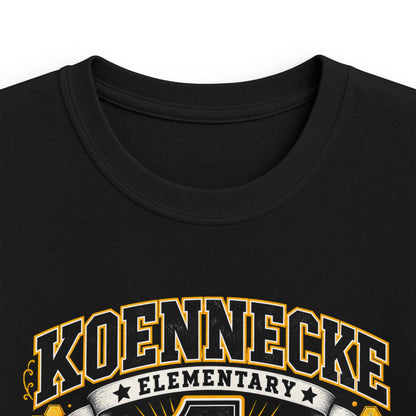 First Grade Kids Tee — 'Koennecke Elementary' Back-to-School Bee Design
