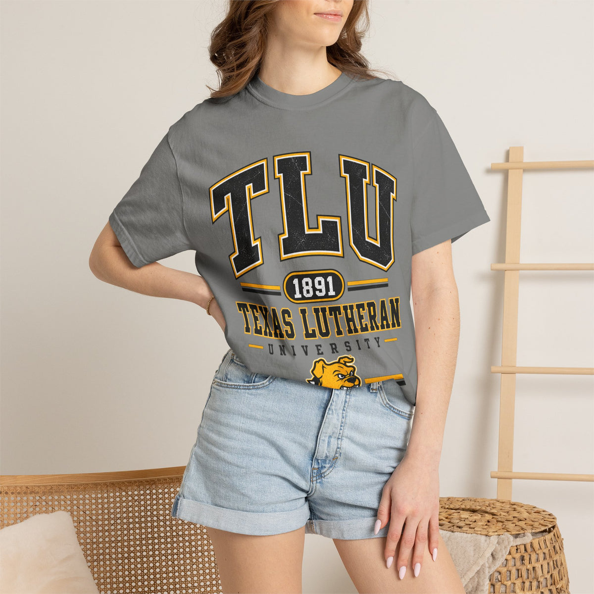 TLU Texas Lutheran University Bulldogs 1891 College T-Shirt