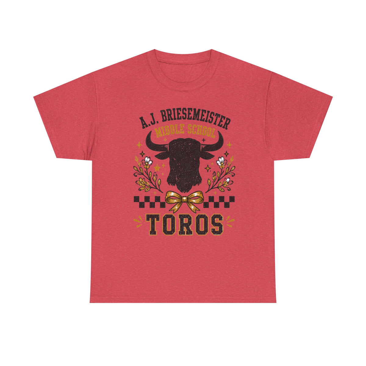 Toros Middle School Tee — A.J. Briesemeister School Spirit T-Shirt