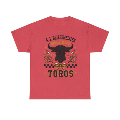 Toros Middle School Tee — A.J. Briesemeister School Spirit T-Shirt
