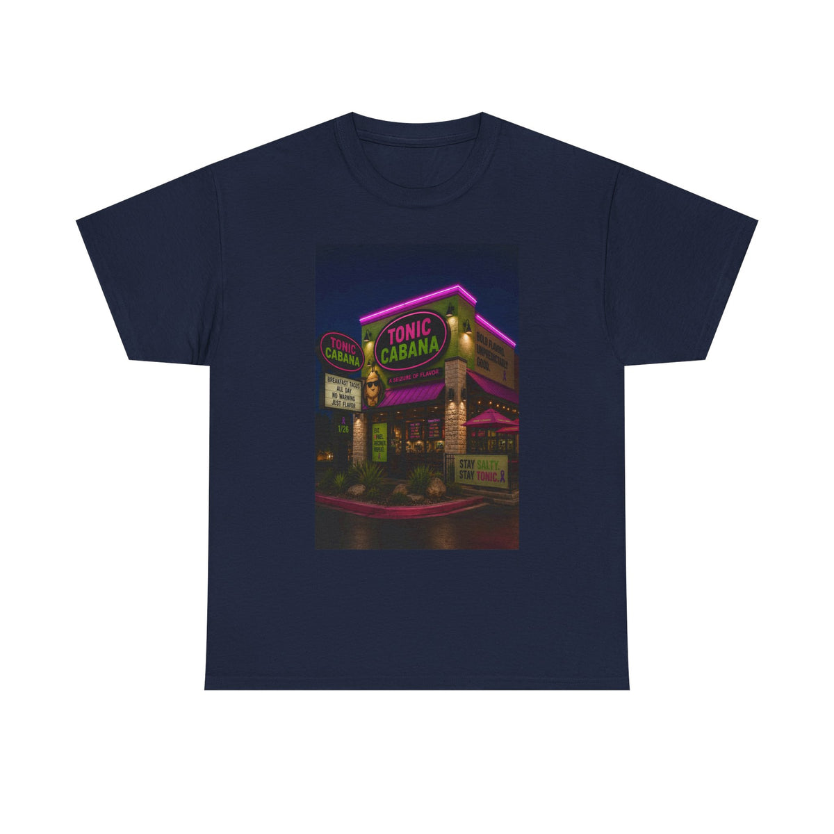 T-Shirt — Neon Tonic Cabana Nightclub Graphic Tee