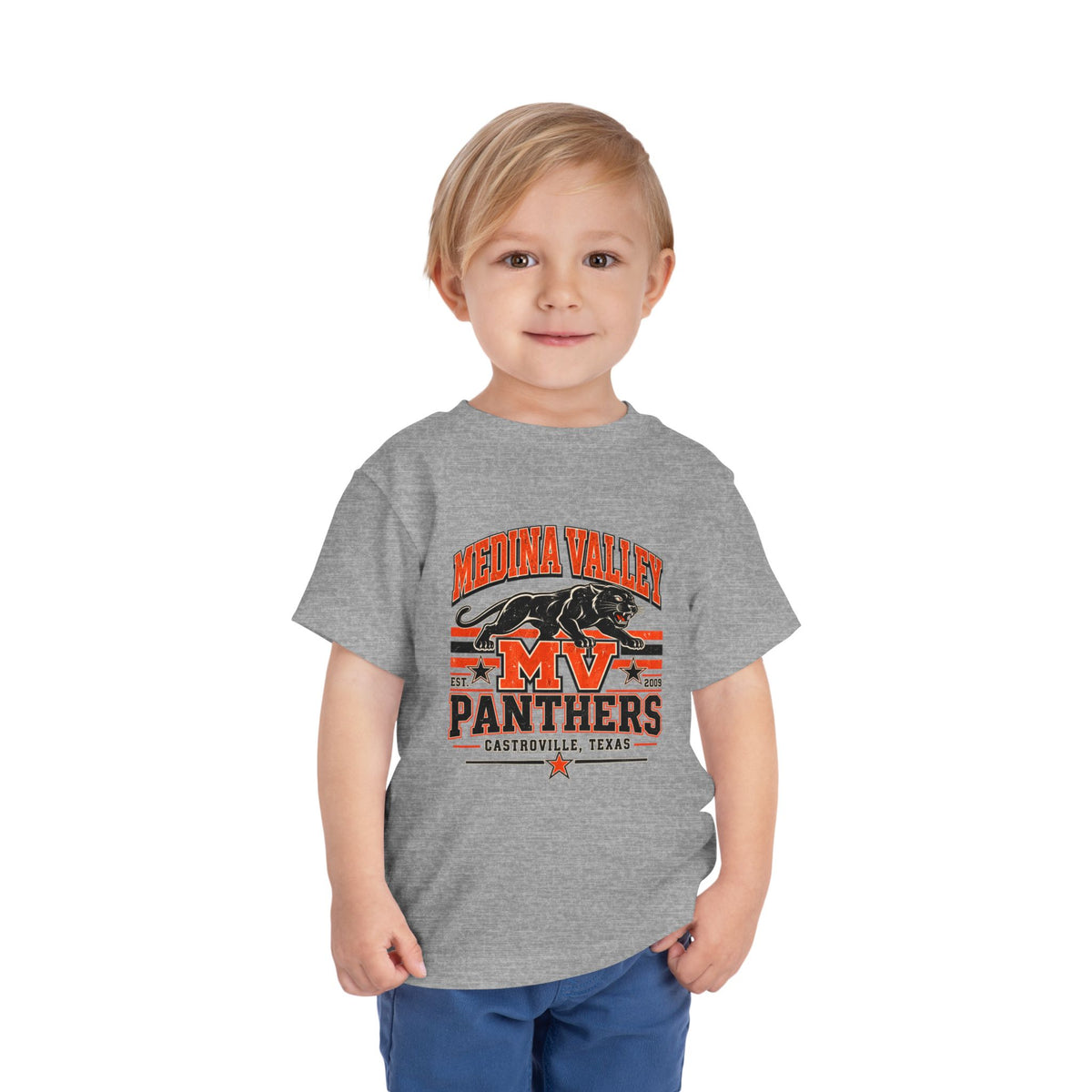 Toddler Tee — Medina Valley Panthers MV Football Team Shirt (Castroville, Texas)