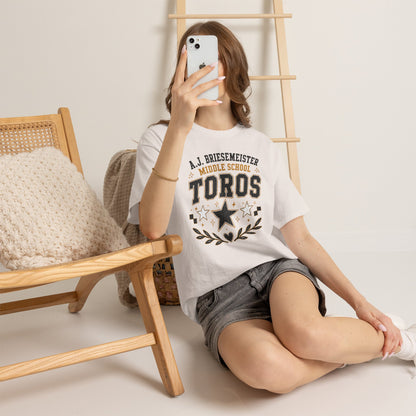 Toros Middle School Tee – A.J. Briesmeister School Spirit Shirt