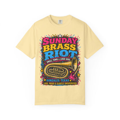 Sunday Brass Riot T‑Shirt — Gonzales Texas Band Tee