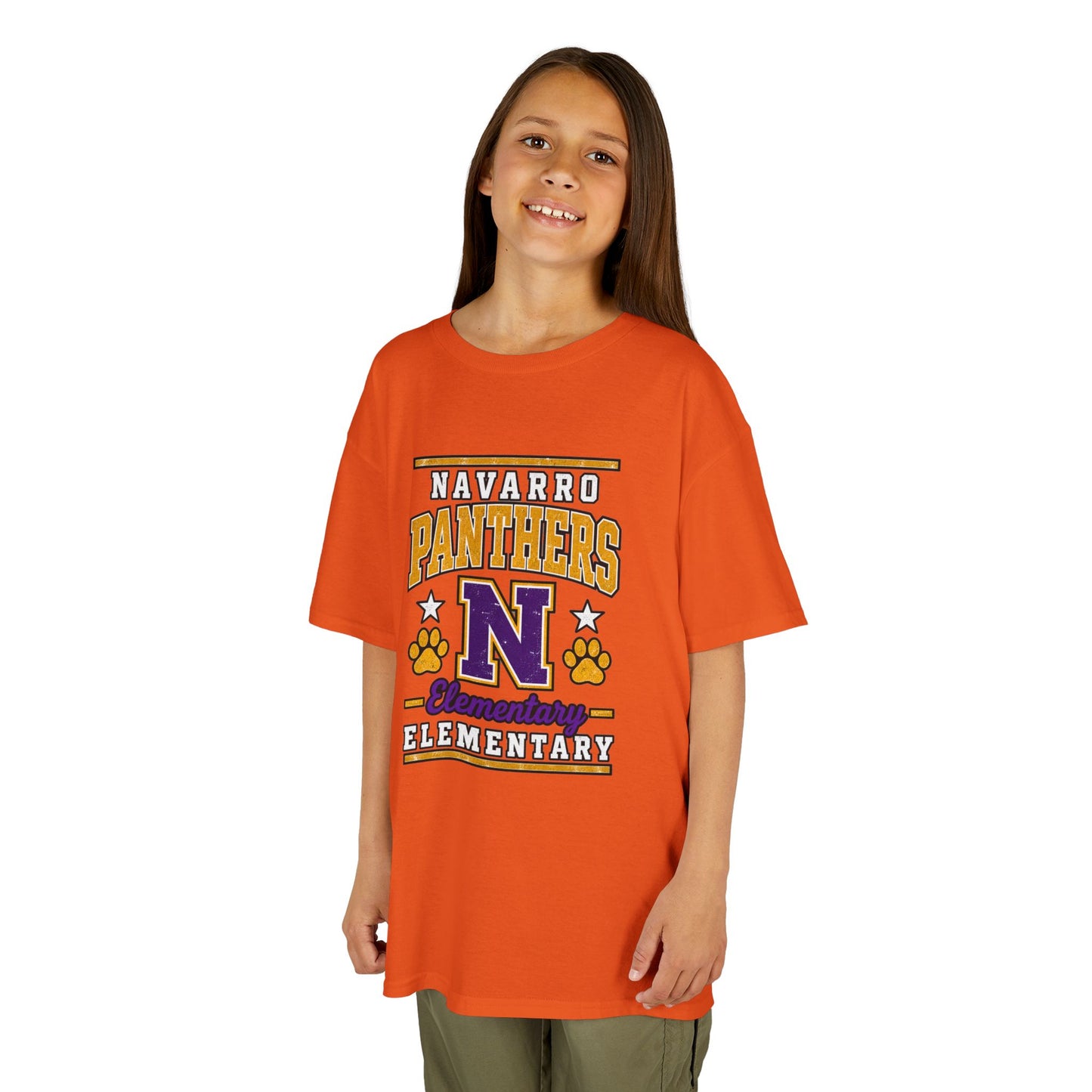 Navarro Panthers Kids T-Shirt — 'N' Elementary School Spirit Tee