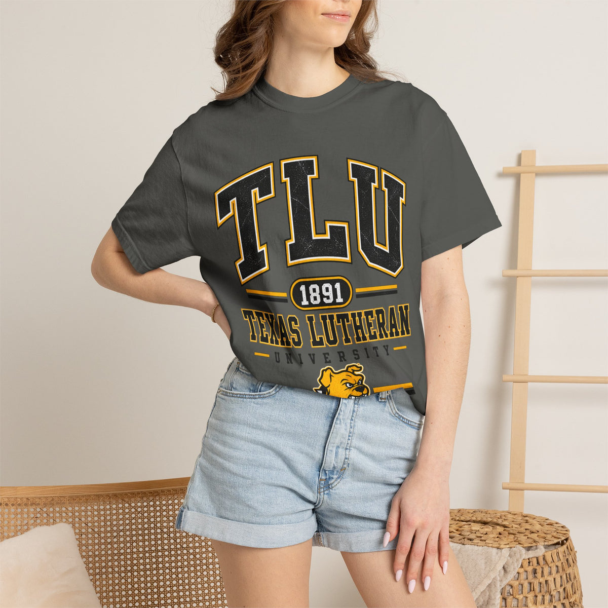 TLU Texas Lutheran University Bulldogs 1891 College T-Shirt