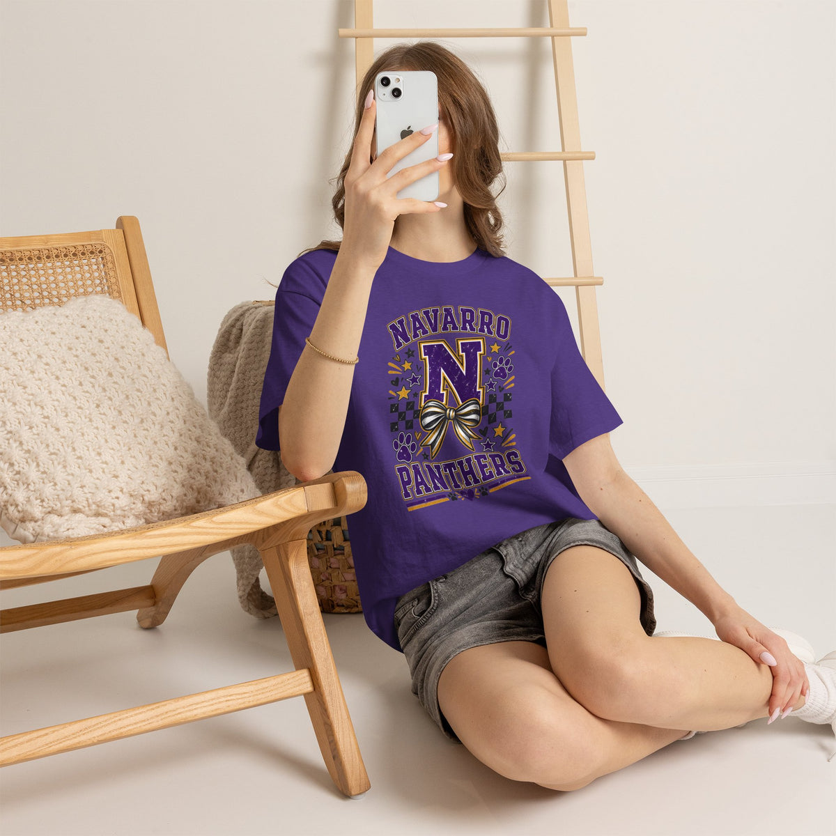 Navarro Panthers N Cheer T-Shirt — School Spirit Cheerleader Tee