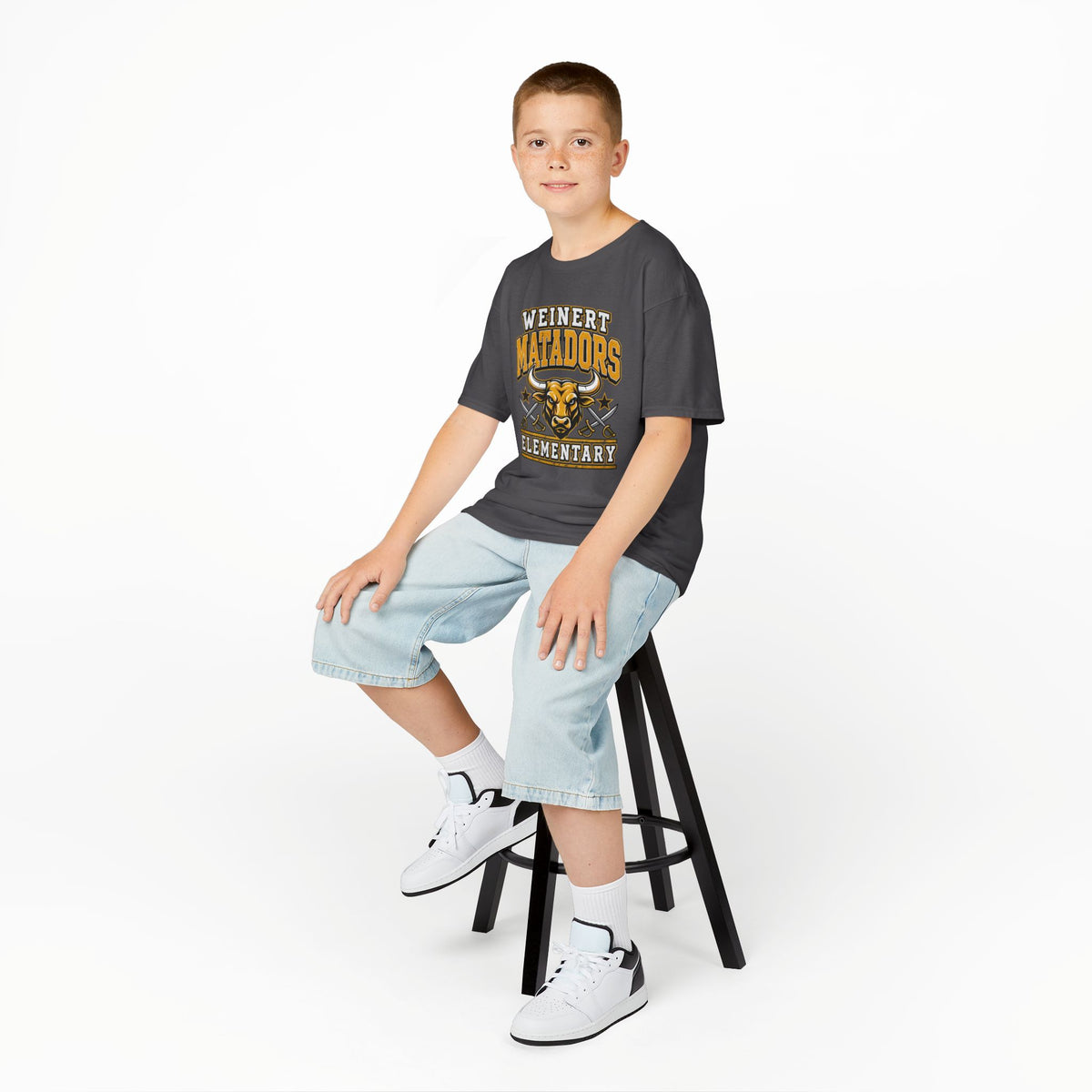 Weinert Matadors Elementary Kids T-Shirt — School Mascot Tee