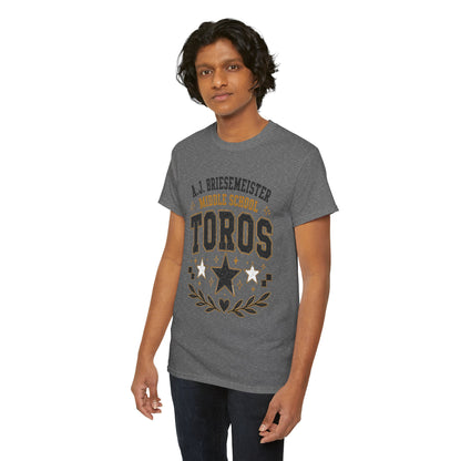 Toros Middle School Tee – A.J. Briesmeister School Spirit Shirt