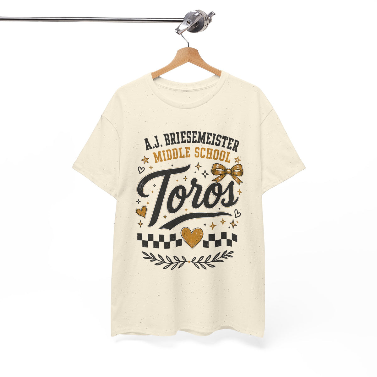 Toros Middle School Tee — L.J. Briesemaster School Spirit Shirt