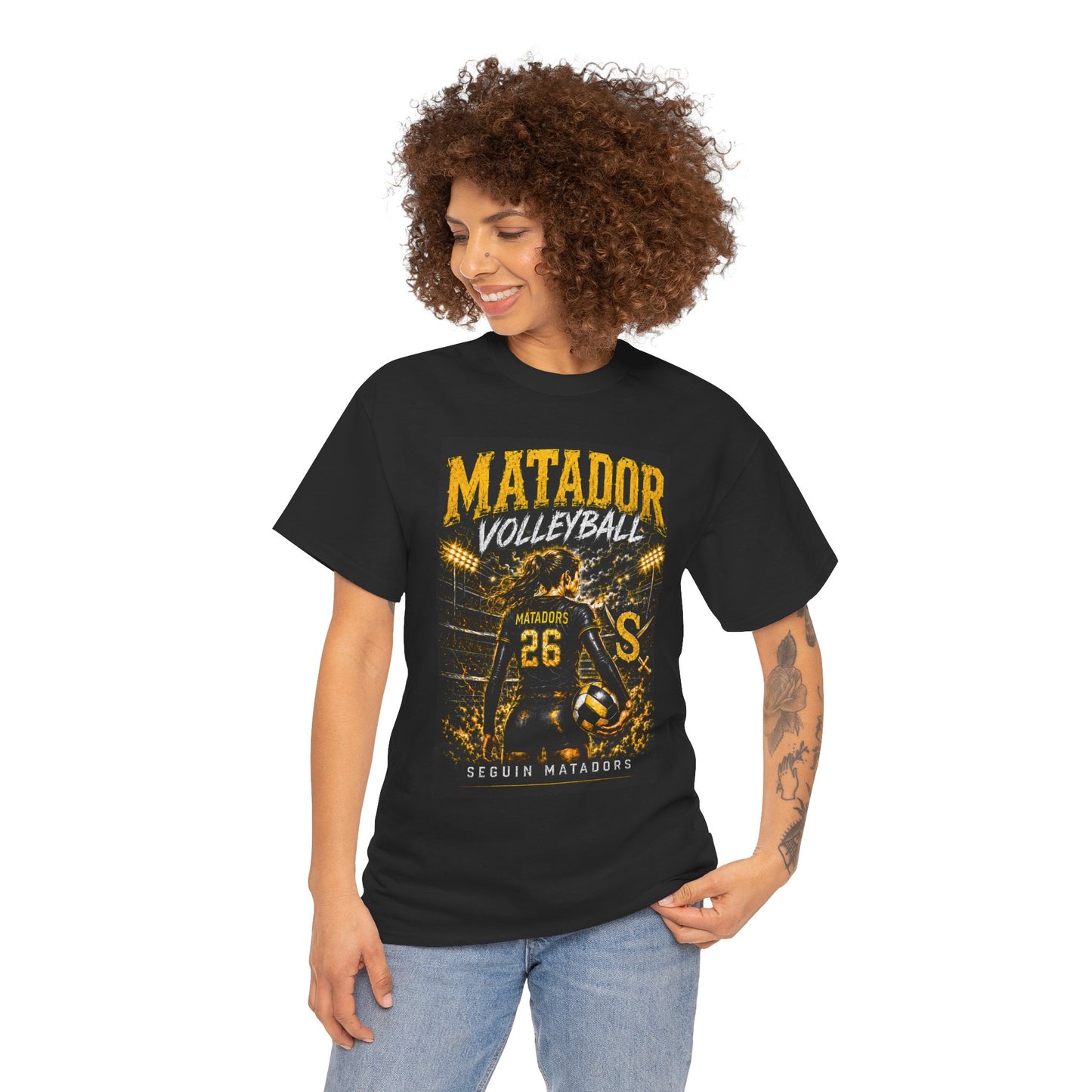 Matador Volleyball Team Tee — Sequoia Matadors Jersey Design