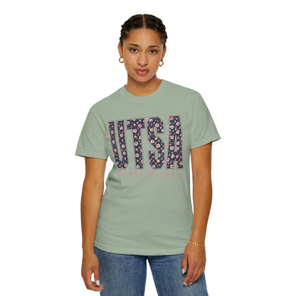 UTSA Floral Logo T‑Shirt — UT San Antonio Collegiate Tee