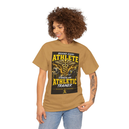 Athletic Trainer T‑Shirt — "Behind Every Athlete Stands an Athletic Trainer" Motivational Tee