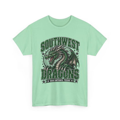 Southwest Dragons T-Shirt — San Antonio Texas Green Dragon Graphic Tee