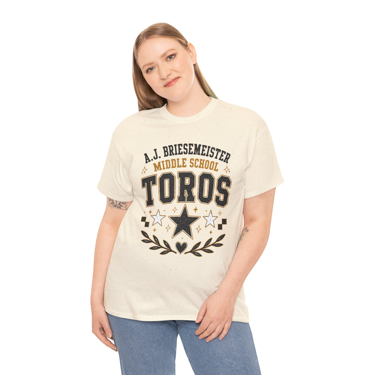 Toros Middle School Tee – A.J. Briesmeister School Spirit Shirt