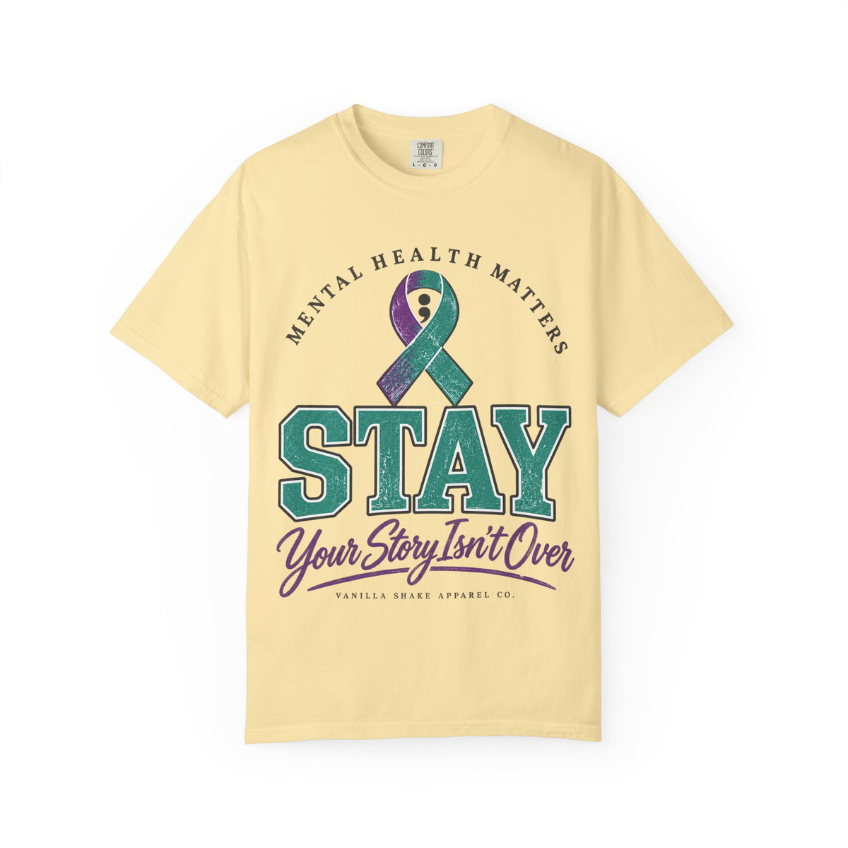 Mental Health Awareness 'Stay — Your Story Isn't Over' T-Shirt