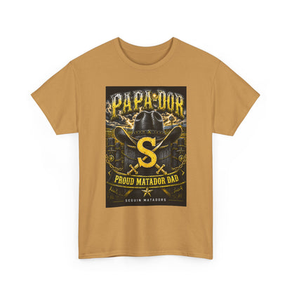 Matador Dad T-Shirt – "Papa-Dor" Proud Matador Design