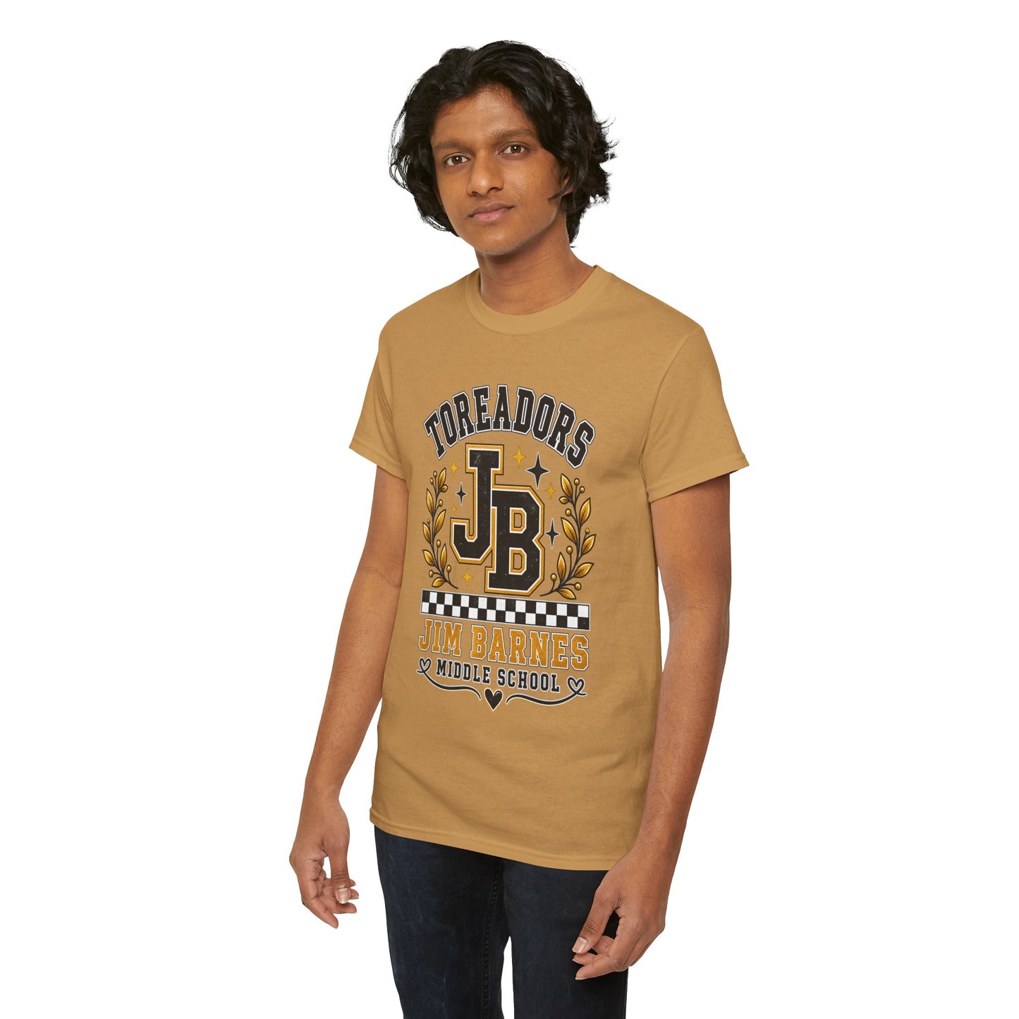 Toreadors JB Jim Barnes Middle School Tee — School Spirit Graphic T-Shirt