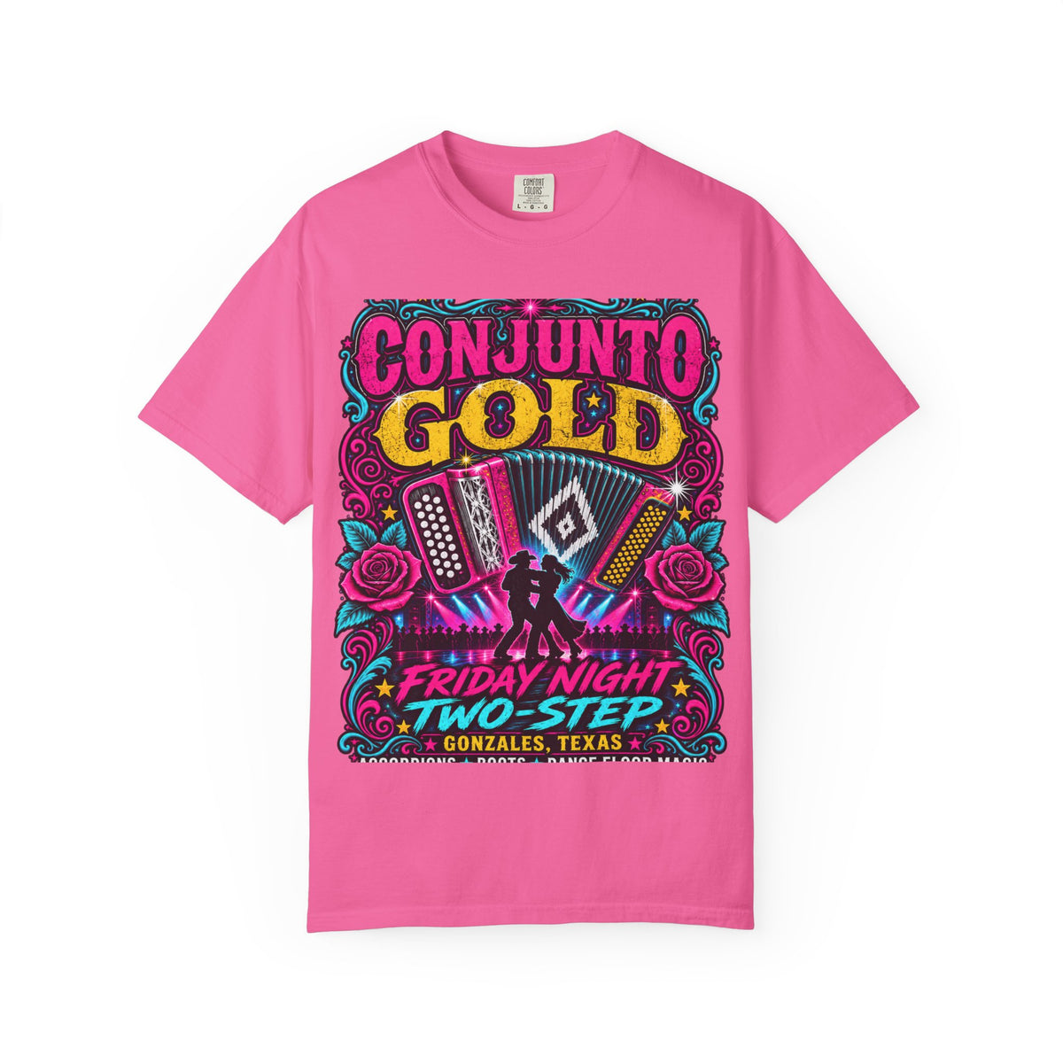 Conjunto Gold Friday Night Two-Step Graphic T-Shirt