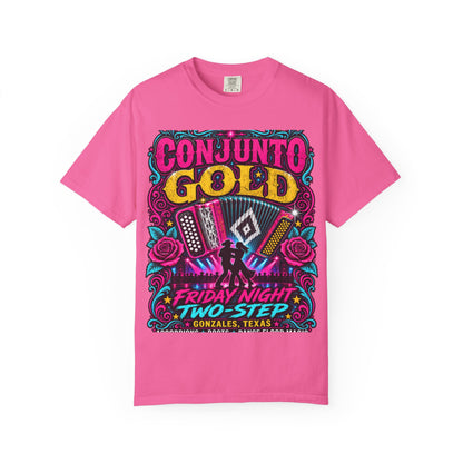 Conjunto Gold Friday Night Two-Step Graphic T-Shirt